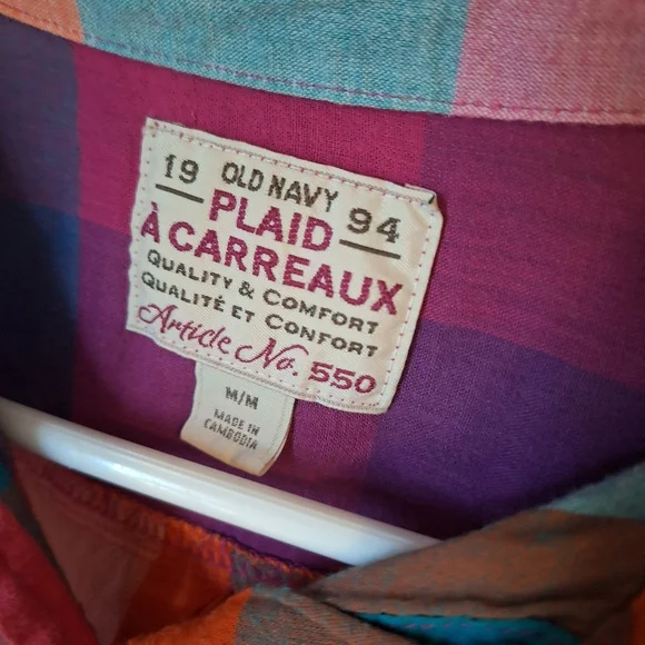 Plaid top - Picture 2 of 6